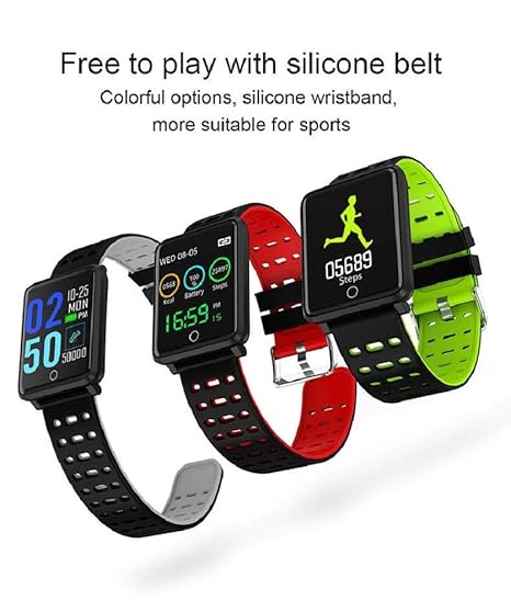 SmartWatch - Reloj cronógrafo Smartband F3 Impermeable ...
