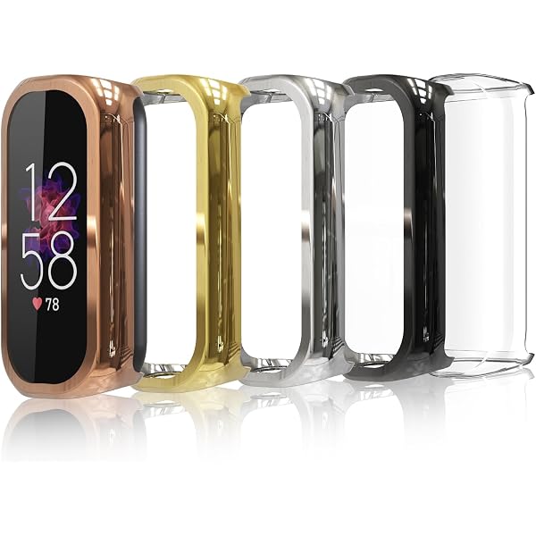 Metall Armband Für Fitbit Luxe/Luxe SE – Edelstahl, Gold, Mit Schutzlünette, Länge 160-220 Mm
