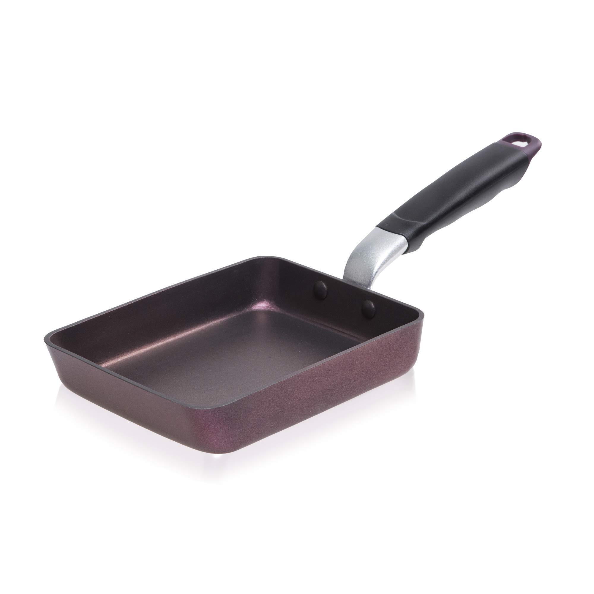 TECHEF - Tamagoyaki Japanese Omelette Pan/Egg Pan Skillet, PFOA-Free, Dishwasher Safe, Induction-Ready, Made in Korea (Purple) (Medium) โ image 1