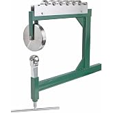 Stark USA Shaping Sharper Benchtop Fabrication Workbench English Wheel Sturdy Sheet Metal Shaping Bench Motorcycle Automotive Panel Crafting Tool