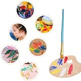 Aniyoo Paint Brushes 20 Pcs Set Nylon Hairs Wood Handles for Acrylic Watercolor view 6