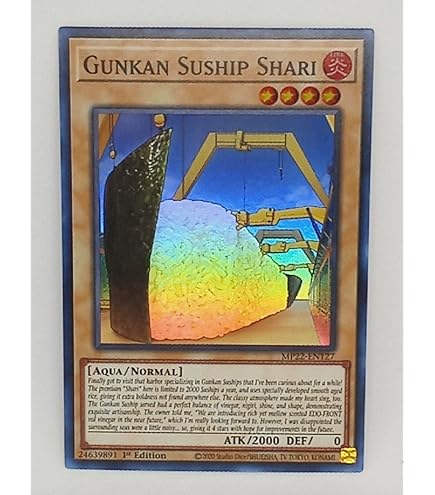 Amazon.com: Yu-Gi-Oh! Gunkan Suship Ikura - MP22-EN128 - Common - 1st  Edition : Toys & Games