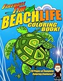 Fireball Tim BEACHLIFE Coloring Book: Fireball Tim BEACHLIFE Coloring Book features 20 pages of Coloring Coolness by Mr Fireball Tim Lawrence