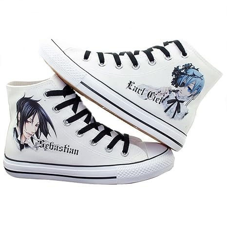 Black Butler Kuroshitsuji Anime Ciel And Sebastian Cosplay Shoes