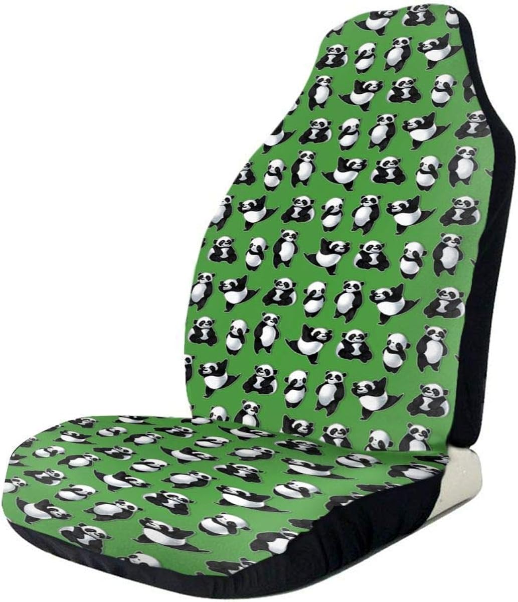 Pandas Bears Universal Fit Waterproof Car Seat Cover Classic Car Seat
