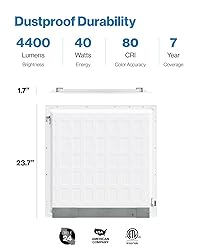 Sunco 2 Pack 2x2 LED Flat Panel Light, Selectable