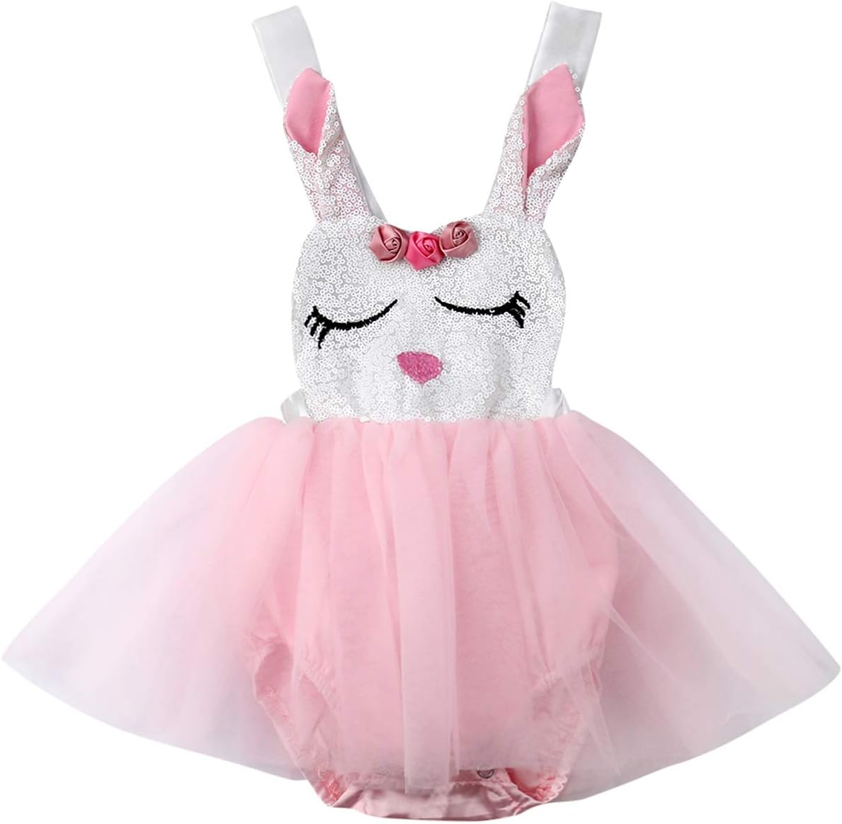 Baby Girls Easter Rabbit Outfits with Custom Easter Bunny Tutu Dress