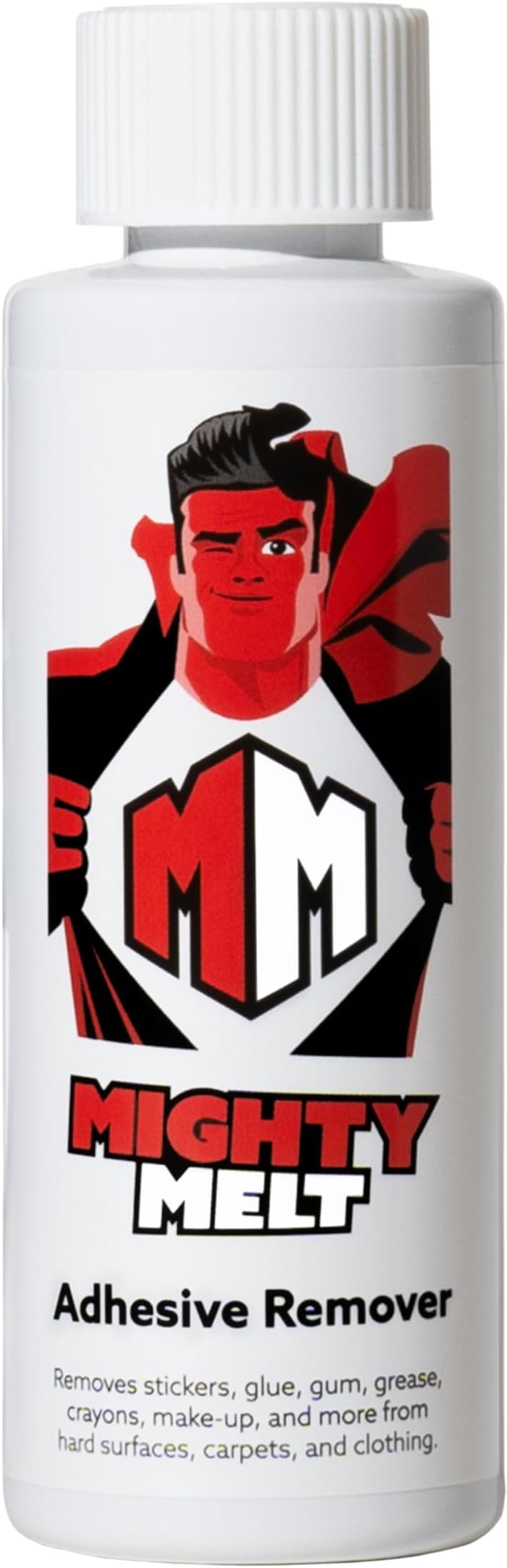 Mighty Melt Adhesive Sticky Remover 125ml - Goo Gone for Glue Residue