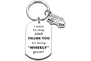 XPENMULBOJA Bus Driver Gift for Men Women Bus Driver Appreciation Gifts for BirthdayThank You School Bus Drivers Keychain for Gradaution Holiday Thanksgiving Day School Bus Charm