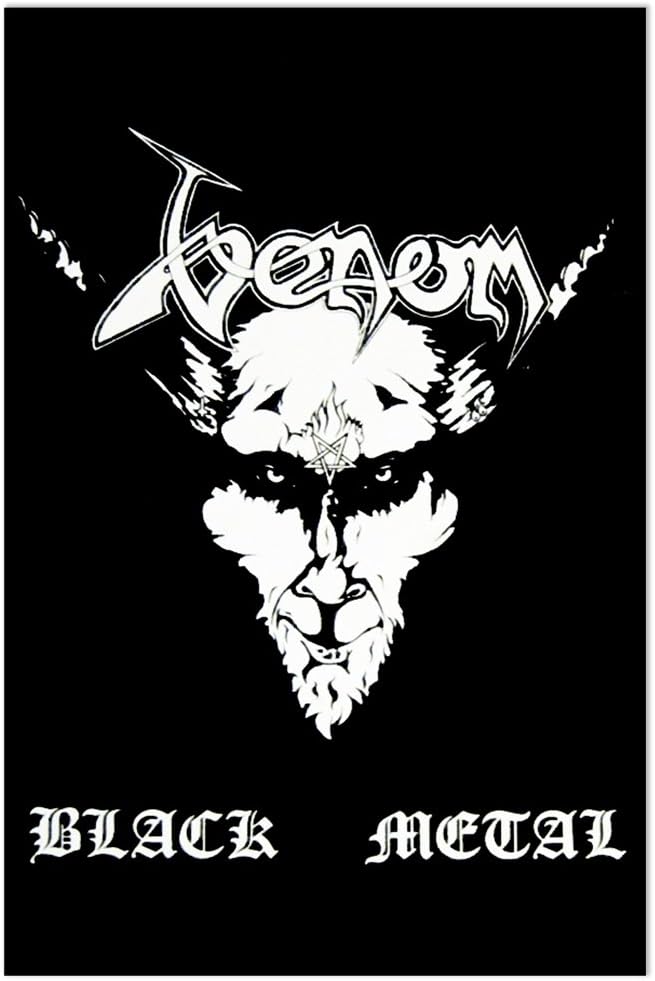 Venom Black Metal Blacklight Responsive Poster Amazon.co