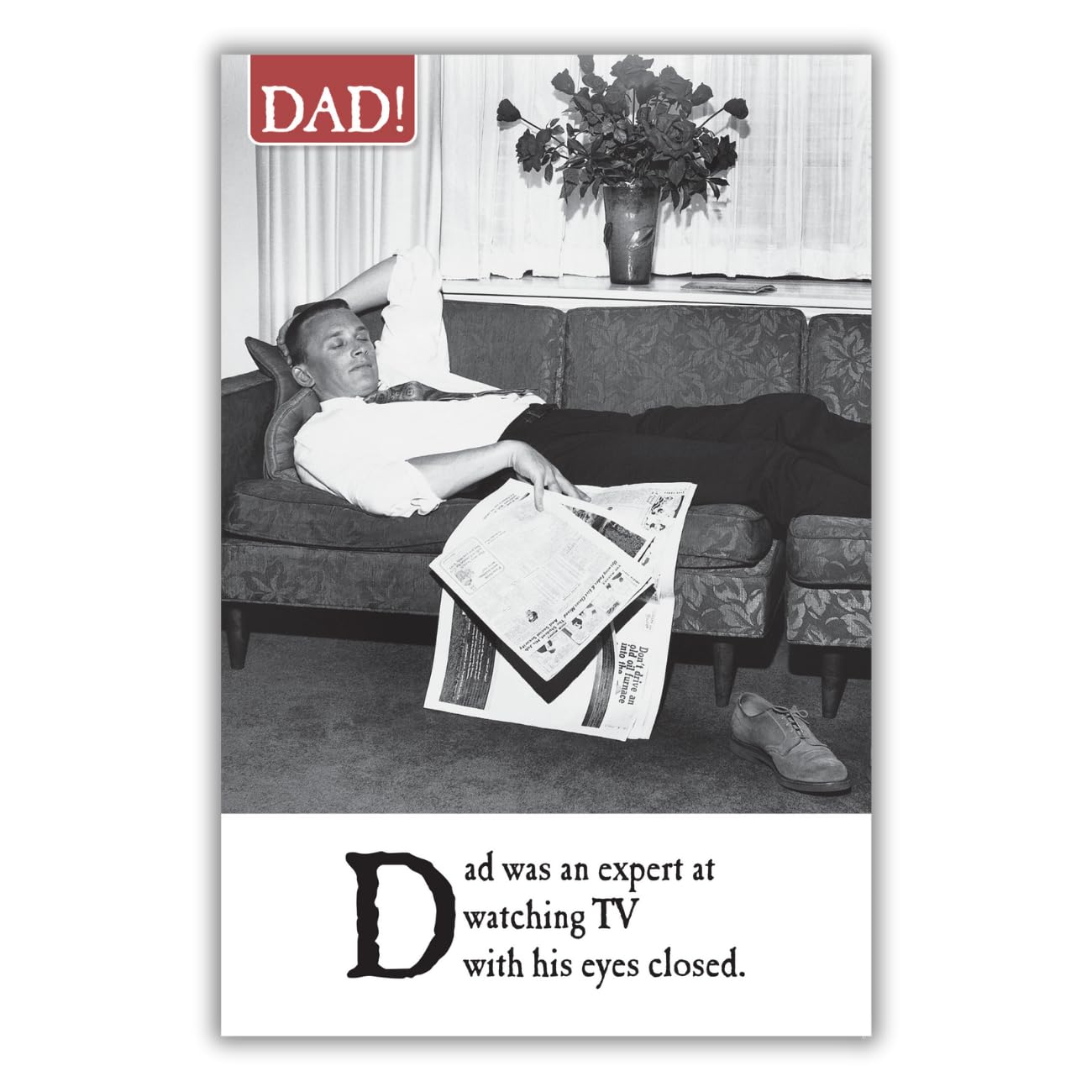 On the Ceiling, Birthday Card Dad, Dad Birthday Card, You're the Expert Happy Birthday Dad