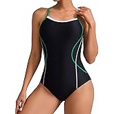 beautyin Womens Adjustable Strap One Piece Swimsuit Athletic Bathing Suit Competitive Swimwear