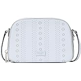 kate spade new york Devin Saffiano Leather Double Zip Dome Crossbody