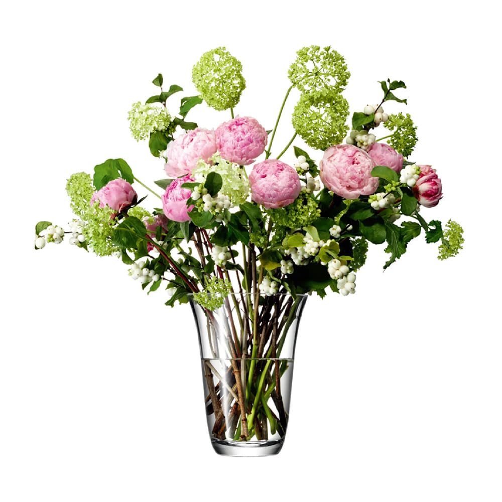 LSA International Flower Open Bouquet Vase H23cm Clear| 1 Unit | Mouthblown & Handmade Glass | FW06 — image 1