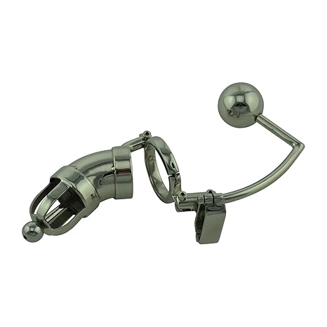 BDSM Erotik Stählernes Biest Lock-Klemme-KG Keuschheitsgürtel Bondagehaken Klemme Ball Stretcher