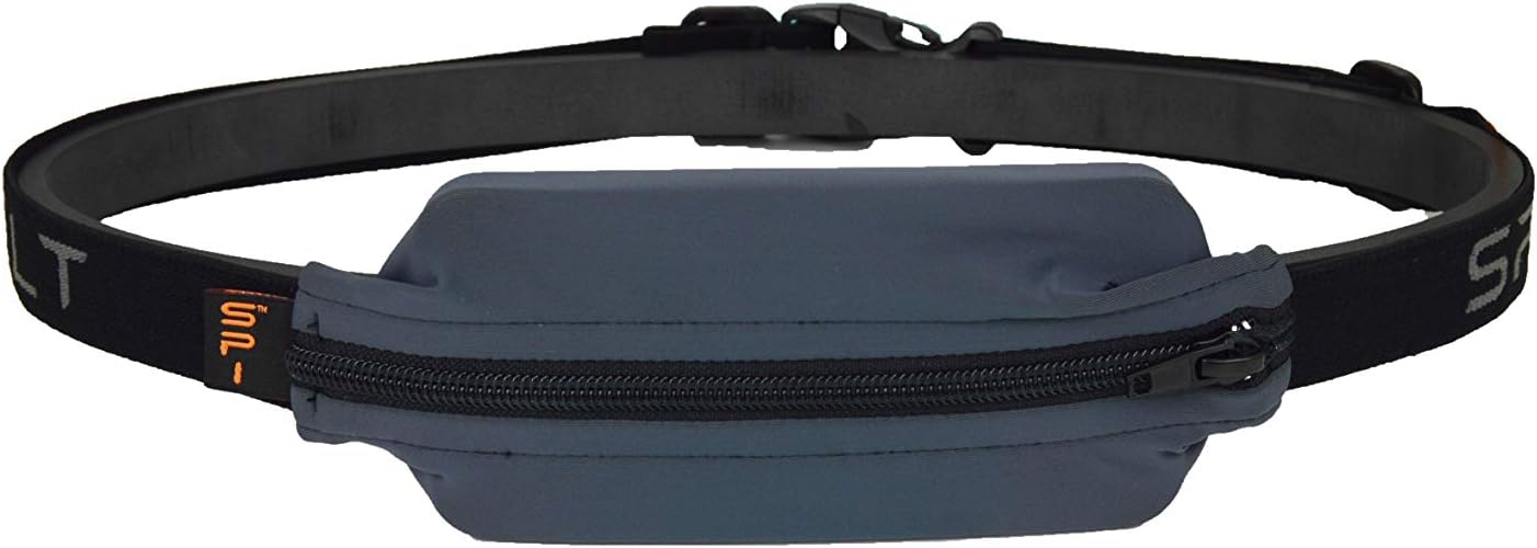 SPIbelt Adult Diabetic Belt, No-Bounce Discreet T1D Medical Belt, Hole for Insulin Pump, EpiPen or Other Medical Devices, Made in USA for Men and Women, Adjustable One Size, Expandable Pouch