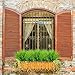 ZMOCEN 4 Pcs Artificial Outdoor Plants Faux Plastic Wheat Grass Fake Leaves Shrubs Greenery Bushes Indoor Outside Home Garden Office Wedding Party Decor UV Resistant