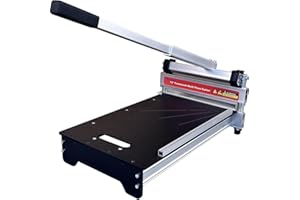 MANTISTOL 13" Heavy Duty Pro Laminate/Vinyl Floor Cutter for Engineered floor, Laminate, H/MDF, LVP/T, VCT, SPC, WPC, PVC, Siding and More; Up to11/16" (17mm) thk; Super Powerful Cutter! 1-year warranty!