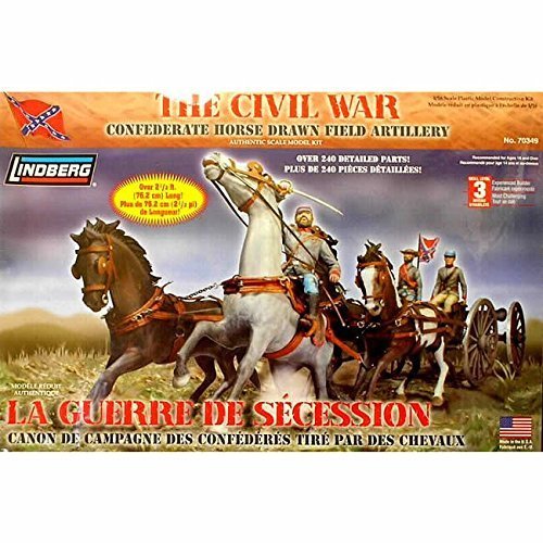 Civil War Horse-Drawn Field Artillery 1/16 Lindberg
