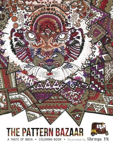 The Pattern Bazaar: A Taste of India - Coloring Book