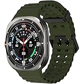 EANWireless Compatible for Galaxy Watch Ultra Band 47mm, Soft Ocean Silicone Sport Strap Women Men Replacement Accessory Fit for Samsung Galaxy Watch Ultra Bands