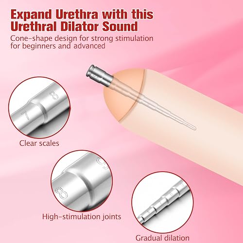 thumbnail image 2 of Male Stainless Steel Urethral Dilator Sound Penis Plug - NEW - Urology Instrument 2 of 4