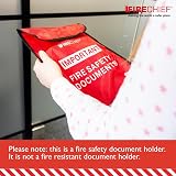 Firechief HSDA4 Soft Pack Document Holder A4 Red view 5