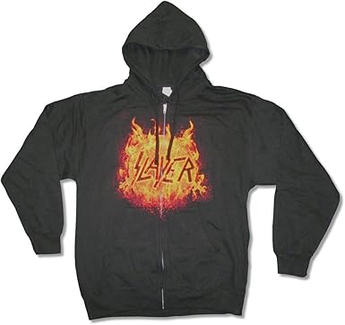 slayer zip up hoodie