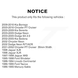 Kugel Front Wheel Bearing Pair For Chrysler PT