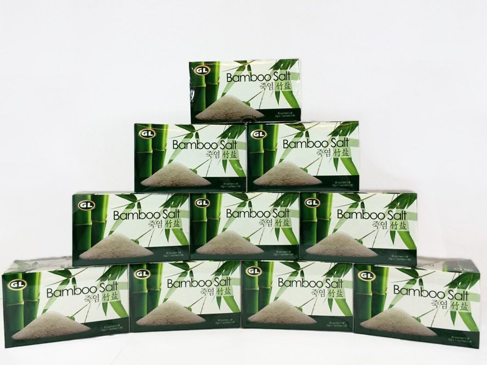 Gl Bamboo Salt 10 Boxes Organic Premier Drink Bamboo Salt Alkaline Ph Antioxidant Rosted 9 Times