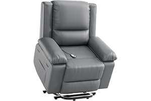 Electric Lift Recliner Chair with Heat and Massage, Electric Recliner Chair with Adjustable Back and Legs, Heavy Duty Lift Ch
