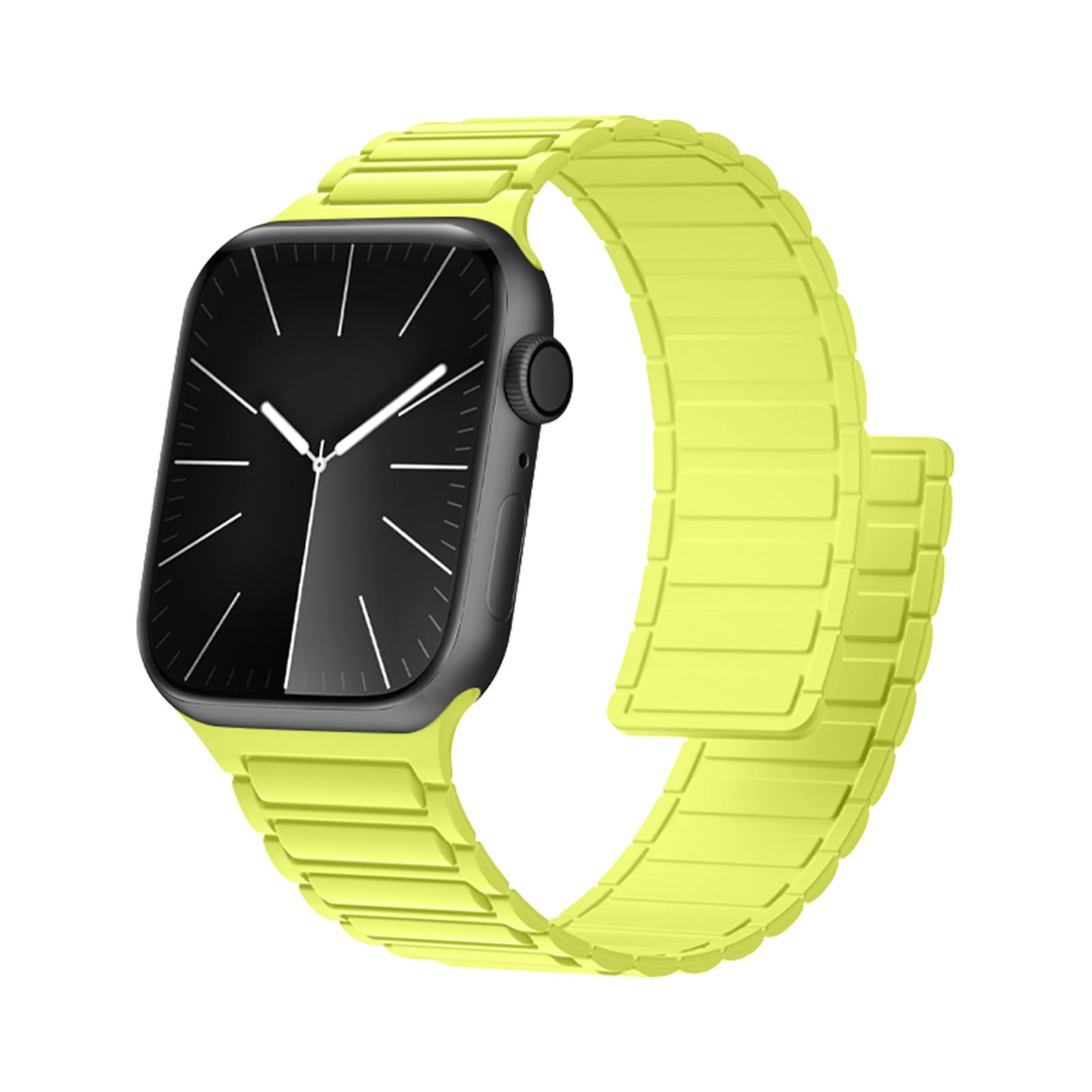 Silicone Magnetic Apple Watch Band Compatible with Apple Watch 42mm 41mm 40mm 38mm bands Women Men, Strong Magnet Soft Sport Strap for iWatch Series 11 10 9 8 7 6 5 4 3 2 1 ULTRA 3 2 SE 3 2 1