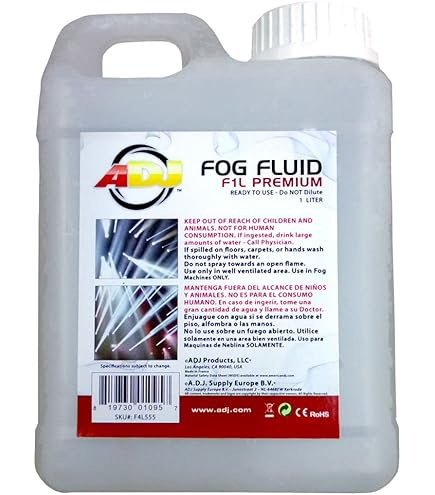 ADJ American DJ Fog Fluid Additif parfumé au rhum 1 oz