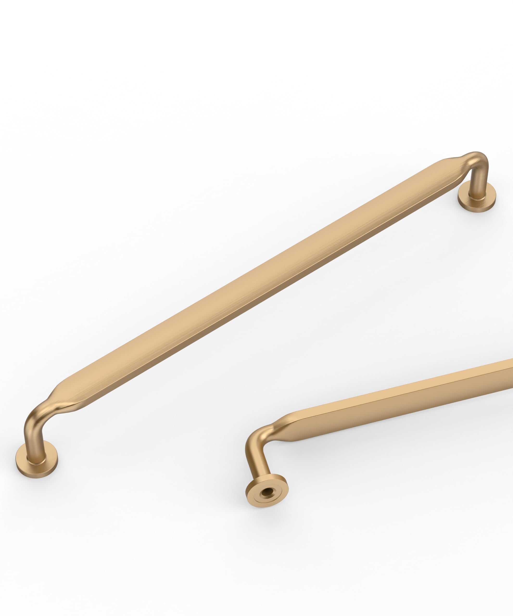 Coinkoly 10 Pack Champagne Bronze Cabinet Handles 192MM Hole Centers Kitchen Cupboard Handles UK0003