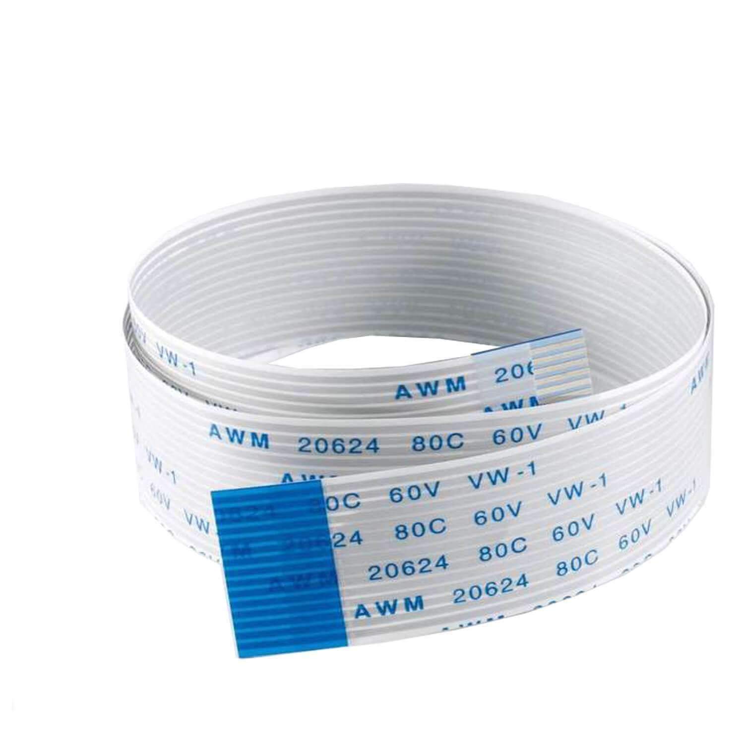 AZDelivery Flex Ribbon Cable 30cm (12 inches) FFC Ribbon Extension Cable compatible with Raspberry Pi Camera Module/Display Including E-Book! — image 1