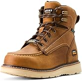 ARIAT womens Rebar Wedge Moc Toe Waterproof Work Boot