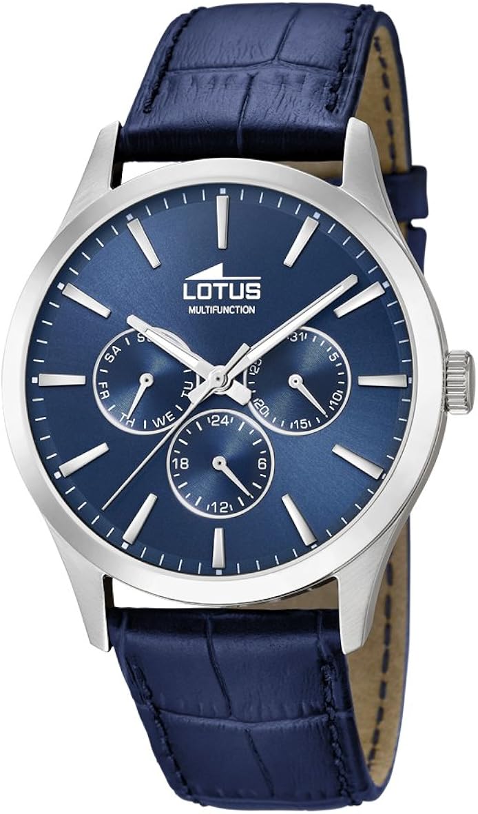Precio Lotus Watches Reloj Multiesfera para Hombre de Cuarzo con Correa en Cuero 18576/4
