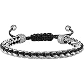 Bulova Men's Jewelry Classic Polished Stainless Steel Link Braided