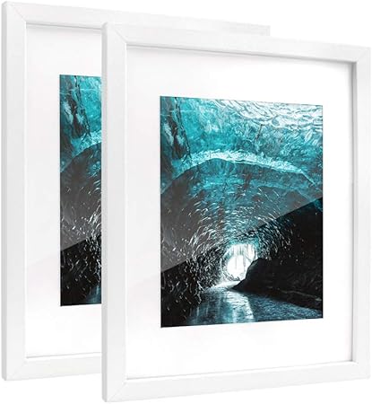 Amazon Co Jp Afuly 木製 フォトフレーム 白 2個セット 大四つ切り 28x35 5cm 6切 x25cm 写真立て 写真館 額縁 インテリア おしゃれ シンプル アルミ 額 家電 カメラ