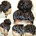 Dorosy Hair Full Lace Human Hair Wigs for Black Women 150% Density Remy Hair with Natural Hairline Curly Hair with Baby Hair(16 inch with 150% density)
