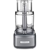 Cuisinart FP-11GMFR Food Processor, Gunmetal (Renewed)