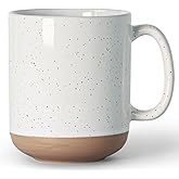 harebe 20 OZ Large Coffee Mug, Ceramic Tea Cup for Office and Home, Big Capacity with Handle, Microwave & Dishwasher Safe Cups for Men Women Mug Lovers, White