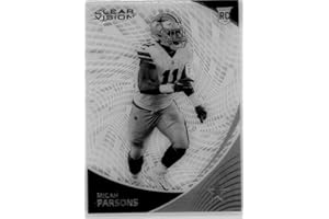 2021 Panini Chronicles Clear Vision Rookies #11 Micah Parsons Dallas Cowboys NFL Football Card (RC - Rookie Card) NM-MT