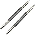WHLLING 2-Piece Dual Head Combo Nail Setter, Double Ended 3/32″& 1/8″Spring Nail Set, 3500 PSI Striking Force Hammerless Nail Set Punch Nail Pullers