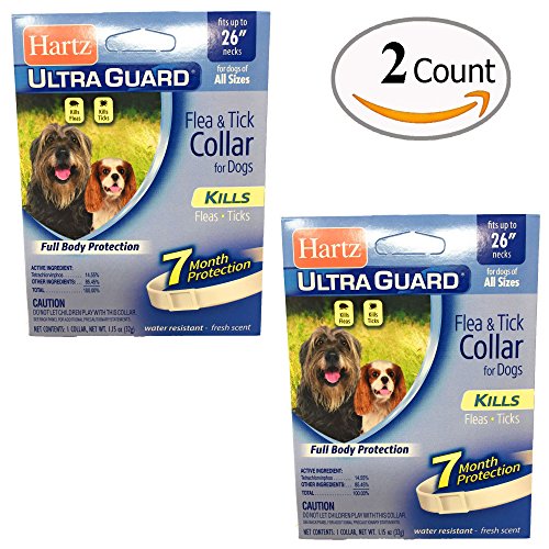 Pack of 2 Flea Collar for Large Dogs Water Resistant Tick Repellent 7 Months Protection Pack of 2 Flea Collar for Large Dogs Water Resistant Tick Repellent 7 Months Protection