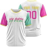 Custom Baseball Jersey City Connect Jerseys Personalized Name Number for Men Women Kids