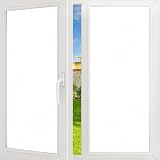 FILMGOO Blackout Window Film Privacy 100% Light Blocking 44.5x200cm White