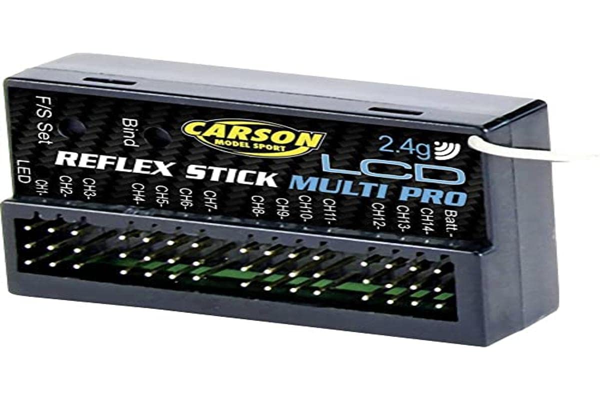 Carson 500501544 Receiver Reflex Stick Multi Pro LCD 2.4G