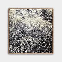 Framed Canvas Wall Art Abstract Canvas Prints Home Artwork Decoration for Living Room,Bedroom - 16x16 inches