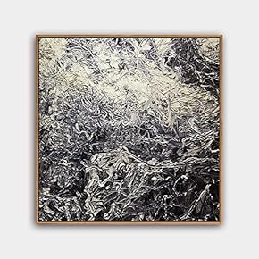 Framed Canvas Wall Art Abstract Canvas Prints Home Artwork Decoration for Living Room,Bedroom - 16x16 inches
